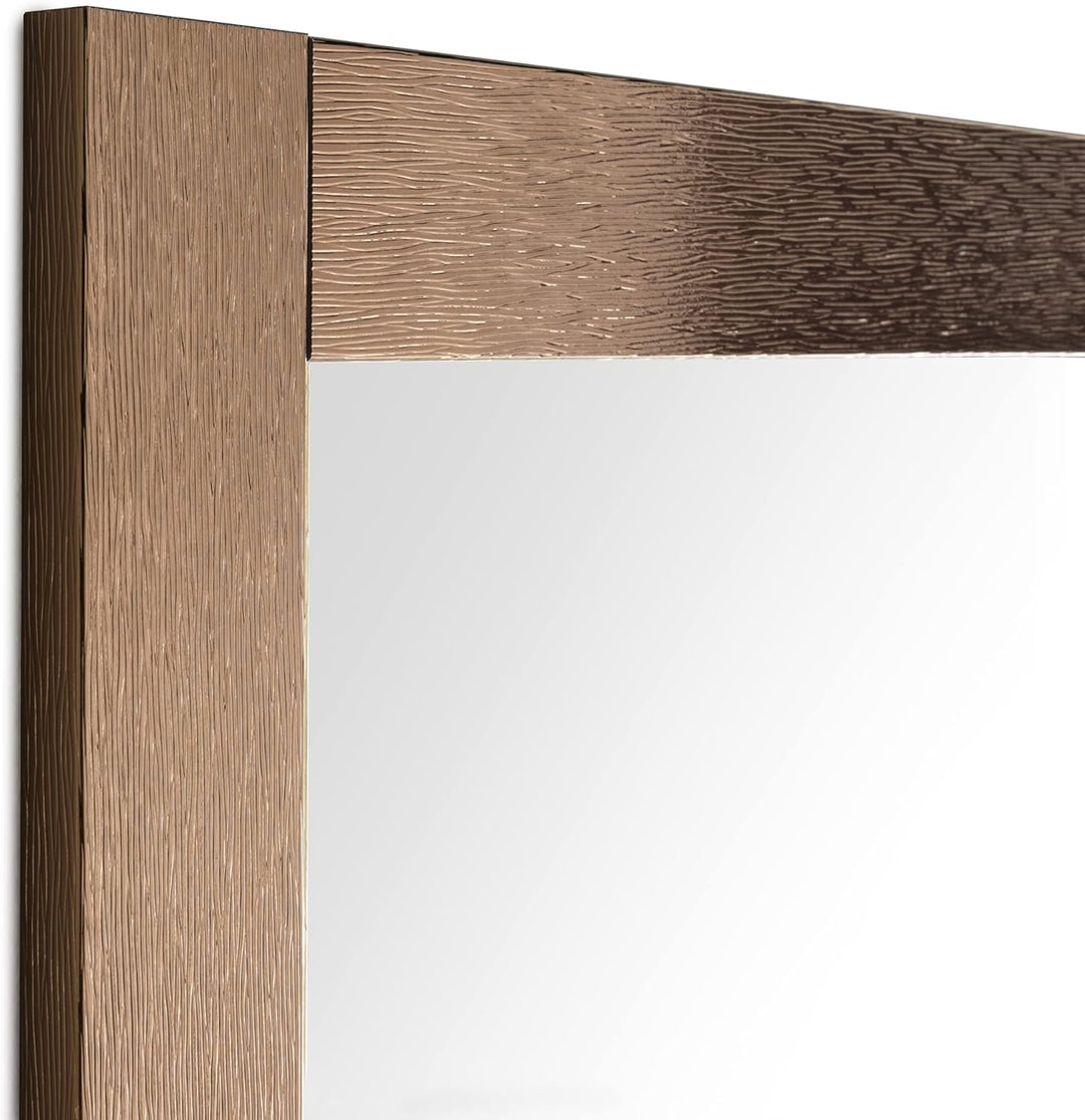 ARHome Luxury Spiegel, 146 x 56 cm, Kupfer, Wandspiegel, Made in Italy 146 x 56 Glänzendes Kupfer, 1