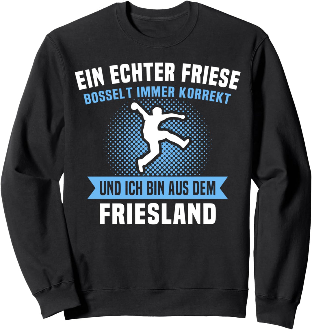 Bosseln Bosselkugel Gummibossel Bossel Klootschiessen Bosseln Sweatshirt
