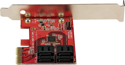 StarTech.com PCIe SATA Controller Karte - 4 Port SATA 3 Erweiterungskarte/Kontroller - 6Gbit/s - Ful