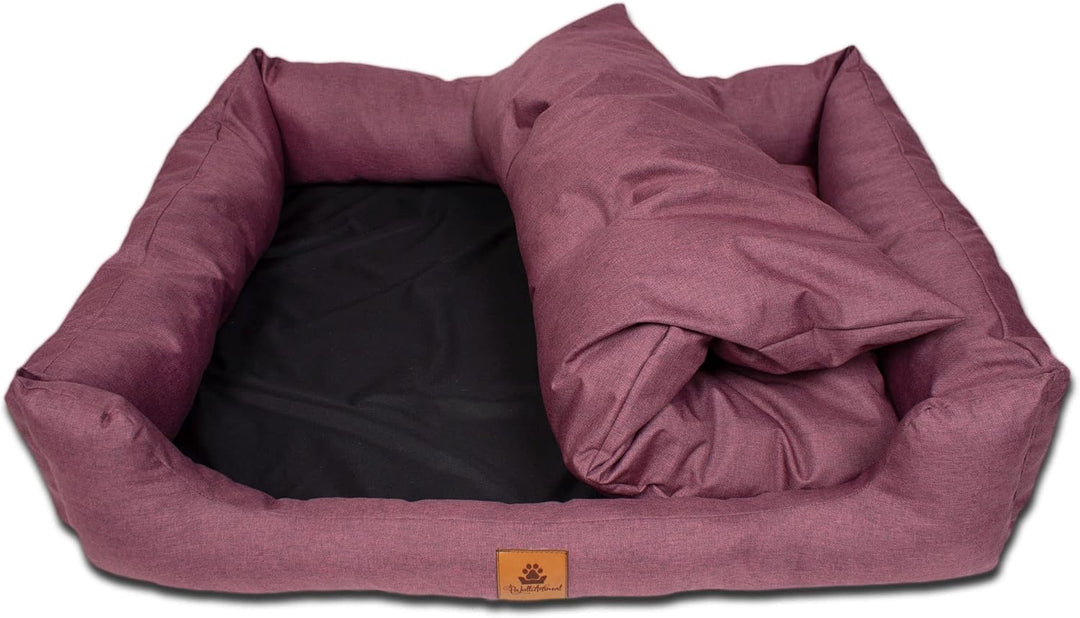 PaLulli Animal Hundebett Hundestall Abnehmbares Kissen Wasserdicht Maschinenwaschbar Weiches Polyest