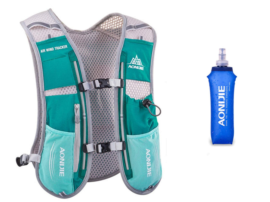 5L Ultraleicht Trinkrucksack Trail Rucksack Trinkweste, Hydration Pack Fahrradrucksack für Laufen, C
