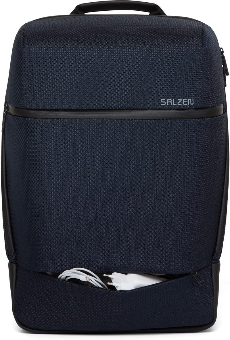 SALZEN Sharp Business Backpack Farbe Knight Blue XL Business Rucksack mit separatem Laptopfach, 21l,