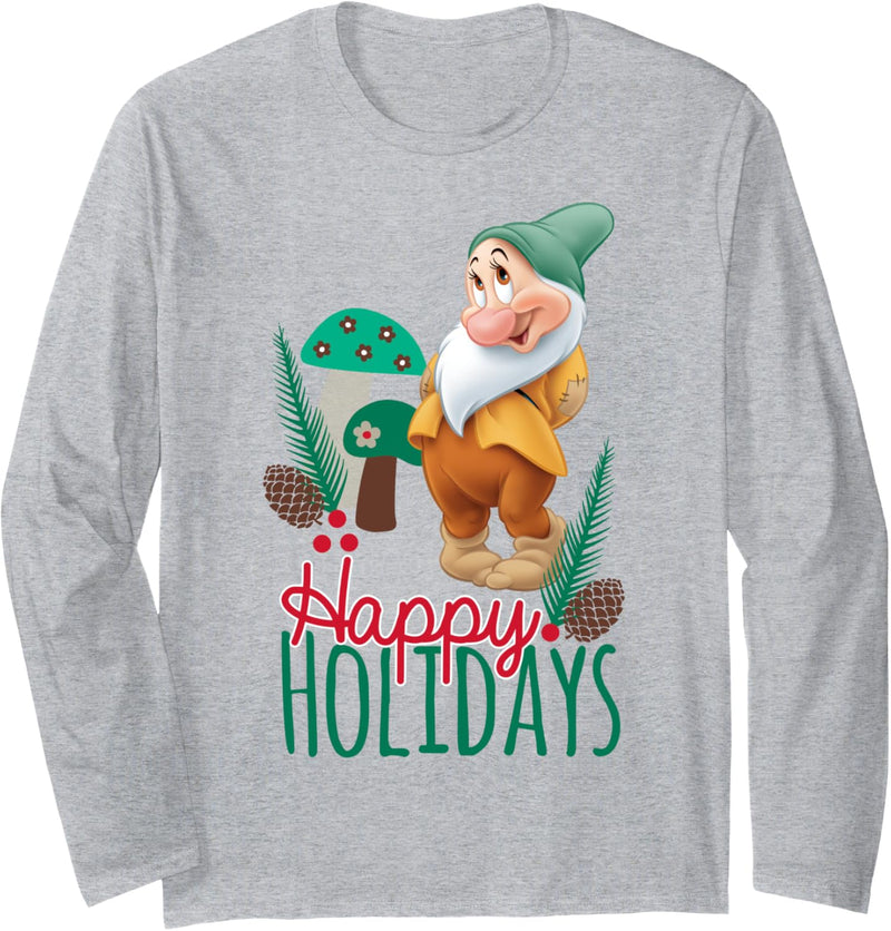 Disney Snow White Bashful Happy Holidays C1 Langarmshirt