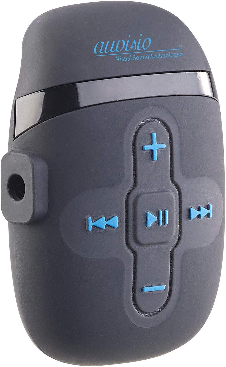 auvisio Kabelloser MP3 Player: Wasserdichter Sport-MP3-Player DMP-450.x8 mit 8 GB Speicher, IPX8 (MP