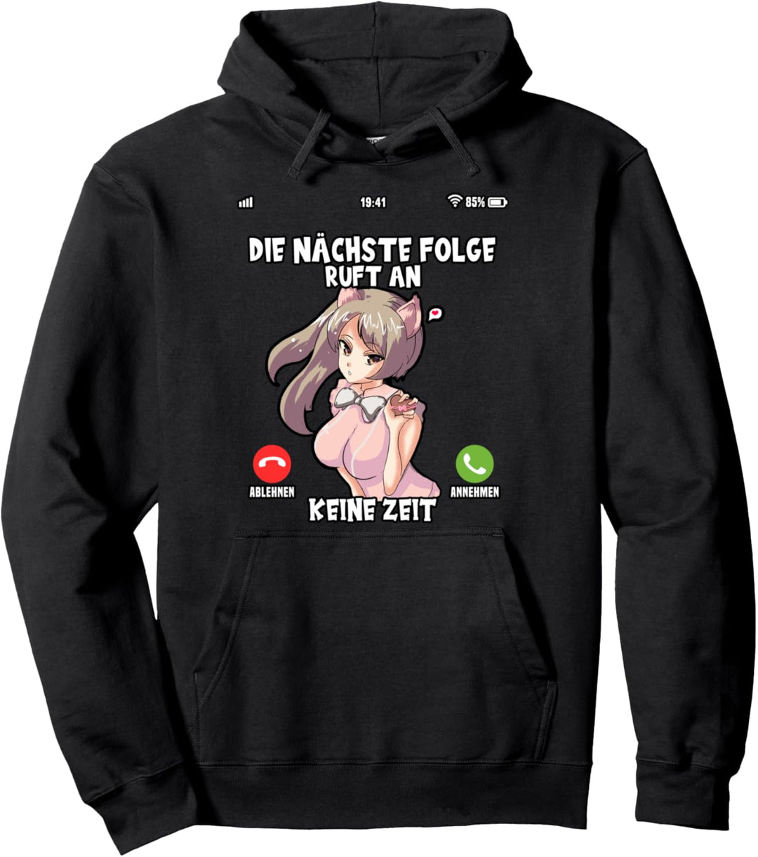 Anime Handy Anruf Die nächste Folge ruft Serie Film Otaku Pullover Hoodie