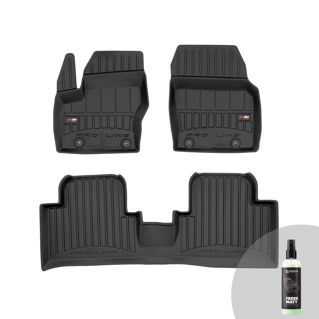 FROGUM ProLine 3D Gummimatten Exklusiven Auto Fussmatten Autofussmatten für Ford Grand C-Max 2010-20