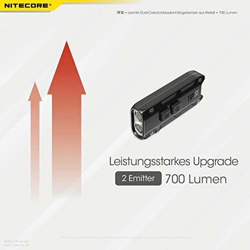 Nitecore Tip SE aufladbare Schlüsselanhängerlampe 700 Lumen Unbekannt, Unbekannt