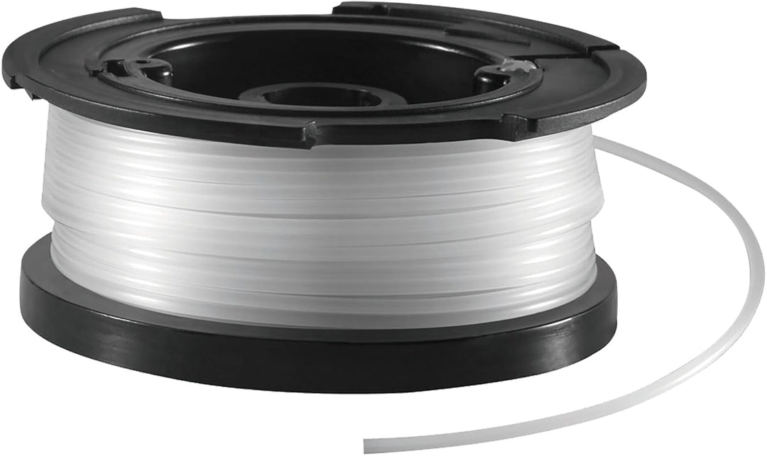 Black+Decker Rasentrimmer ST1823, schwarz orange + vollautomatische Einzelfadenspule (für Rasentrimm