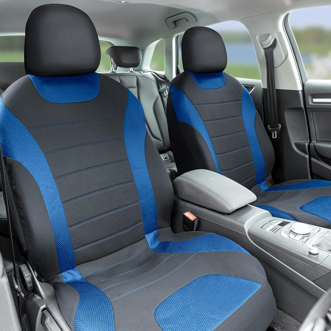 UniVexx® Autositzbezüge 2er-Set – Universal Vordersitz-Schonbezüge mit Airbag-Ausschnitt – Atmungsak