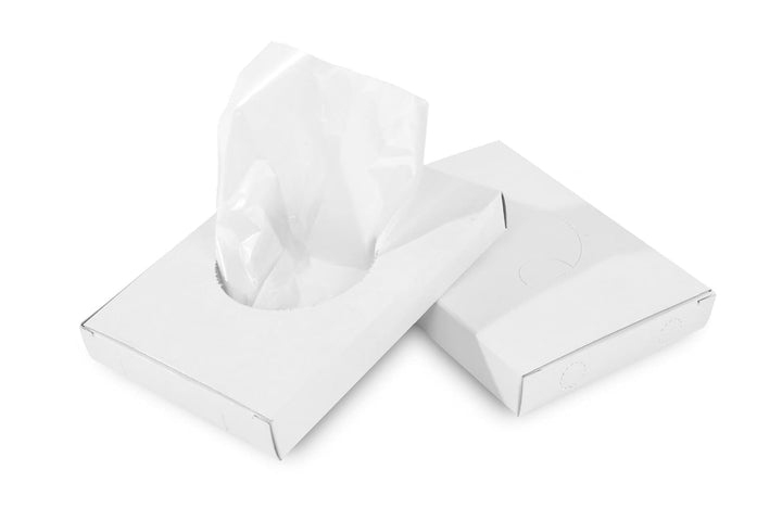 Funny Hygiene-Bags weiss, 48 Boxen a 25 Bags, 1er Pack (1 x 48 Stück) & Hygienebeutel-Spender - Farb