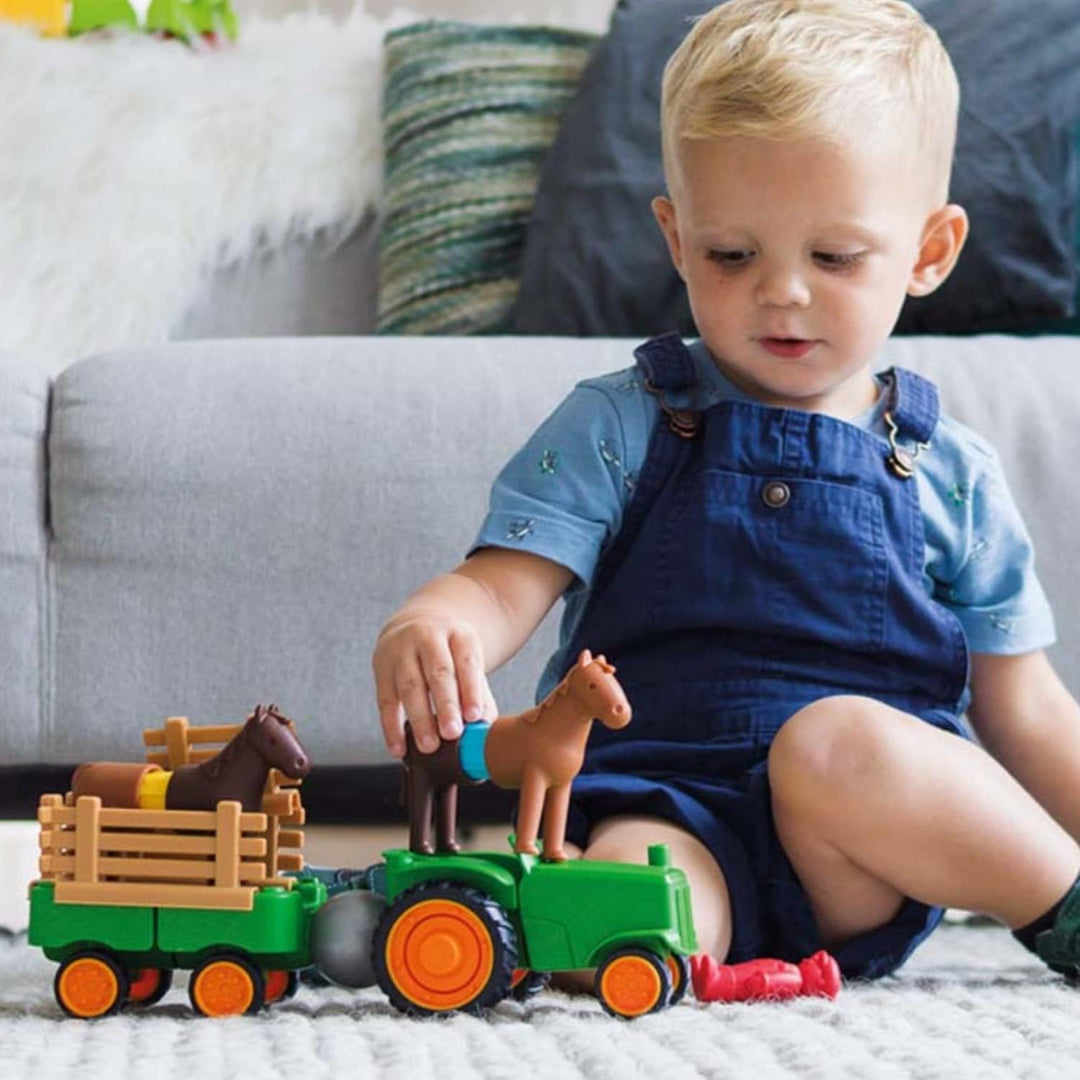 SMARTMAX - My First Tractor Set, Construction Toy, 22 Pieces, 1 1/2-5 Years