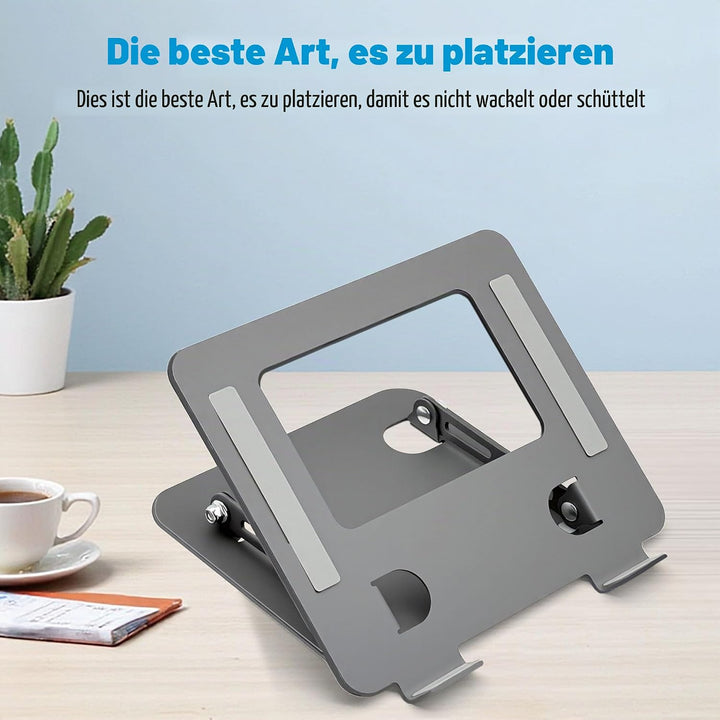 Laptop Ständer für Schreibtisch, langlebige Metallbasis, Laptop Computer Ständer für kollaboratives