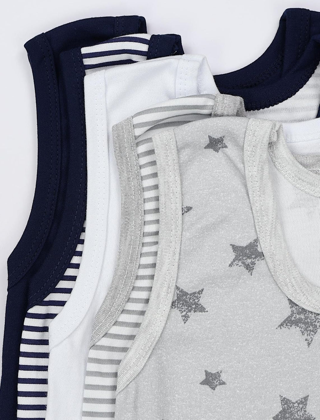 TupTam Baby Jungen Achselbody in Unifarben 5er Pack 68 Farbenmix 3, 68 Farbenmix 3