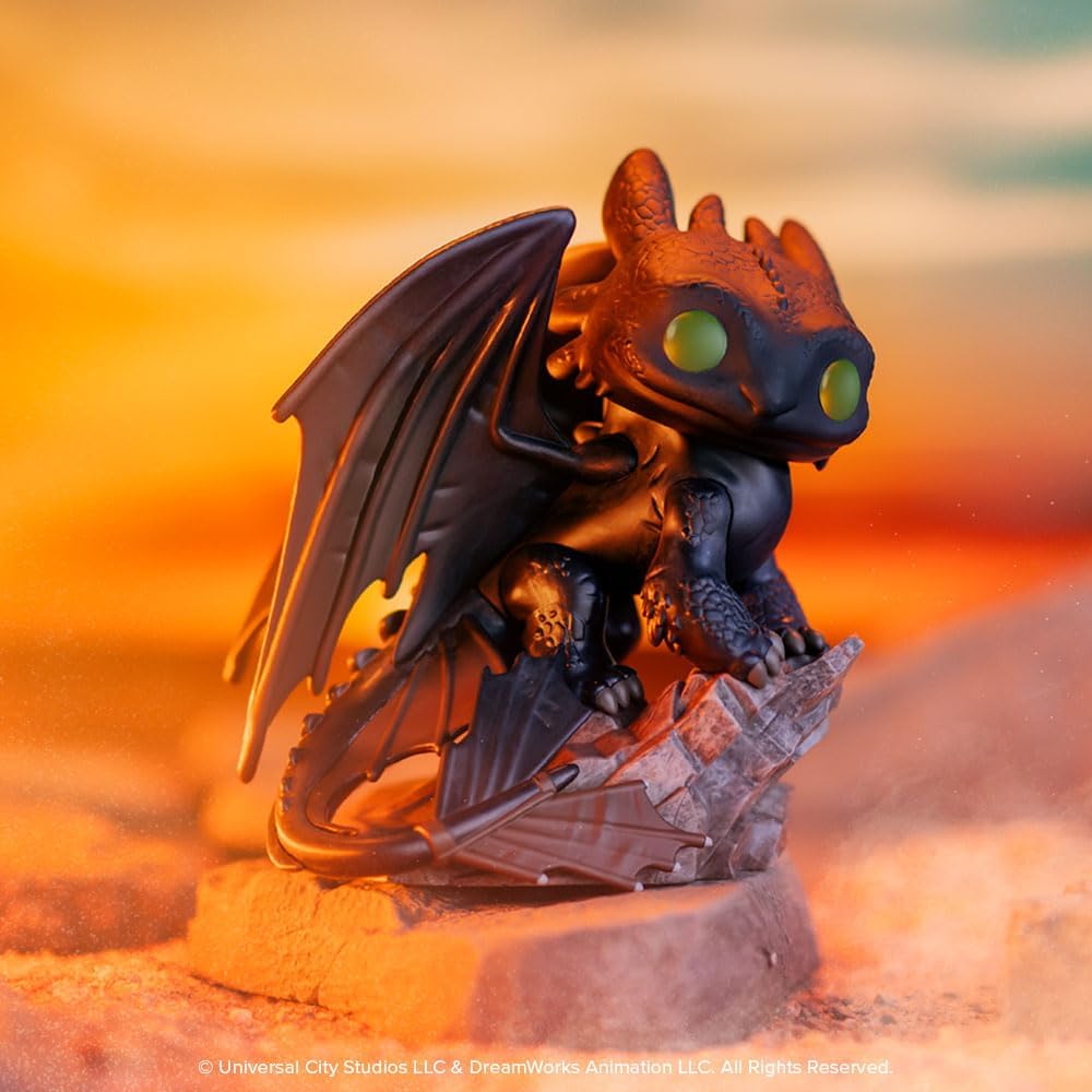 Funko Pop! Deluxe: How to Train Your Dragon Live Action - Toothless - Vinyl-Sammelfigur - Geschenkid