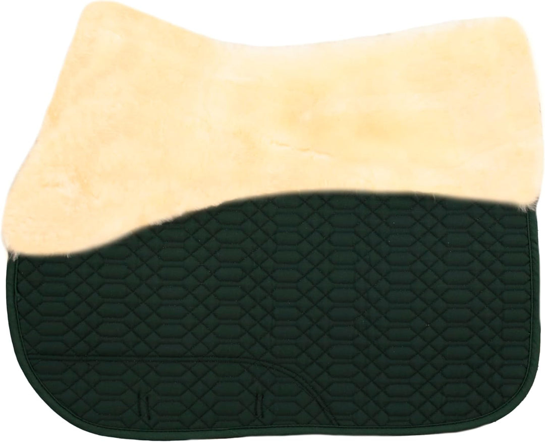 Engel Reitsport Lammfell Schabracke Half Lined SCHABRA1-VSS-GRU-MED Steppstoff grün Fell med. Vielse