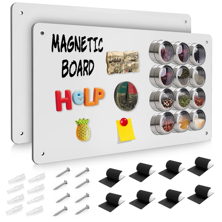 Raweao Magnettafel Magnetboard, Magnetische Metalltafel Wandtafeln, Magnetische Kreidetafel, 30x45x0