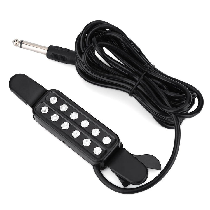 Gitarren Tonabnehmer Akustikgitarre Pickup 12 Schallloch Magnetic Classic Transducer Westerngitarre