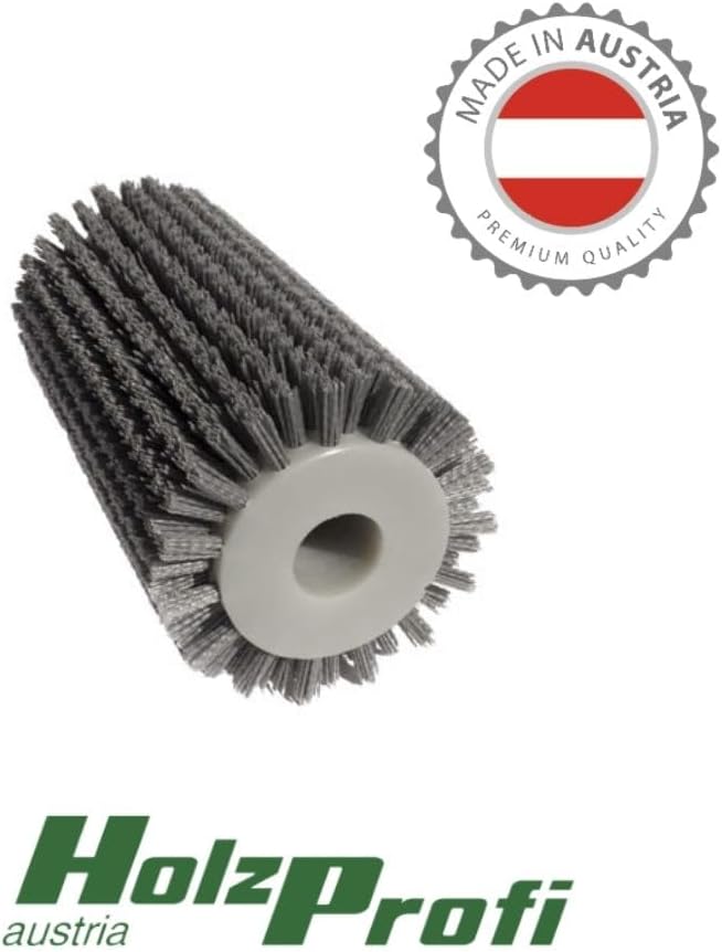 Holzprofi Rundbürsten aus hochwertigem Polyamidborsten (SK-Nylon, SIC) Walzenbürste | Speziell für d