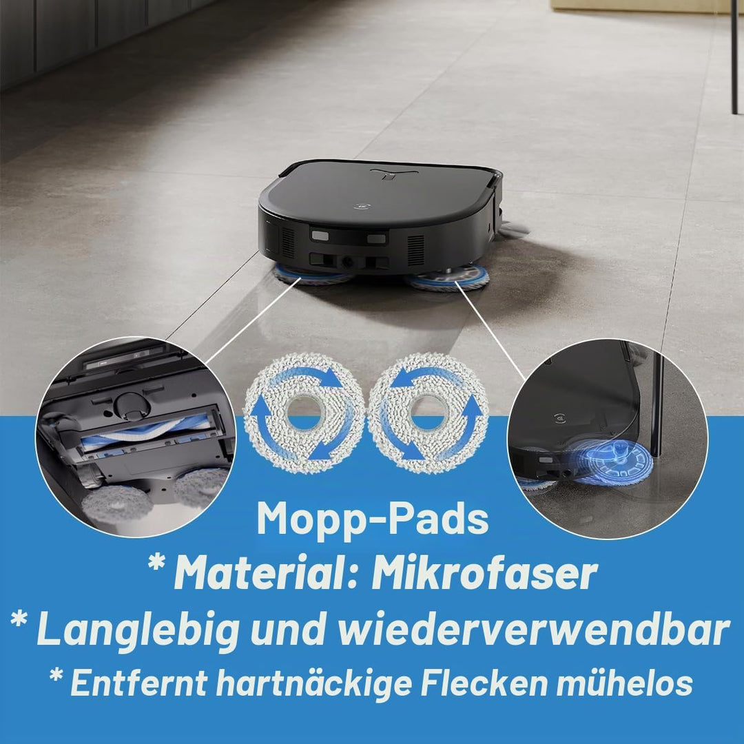 Zubehör für ECOVACS DEEBOT X5 Omni Saugroboter, Ersatzteile Set für ECOVACS X5 Pro mit 1 Hauptbürste
