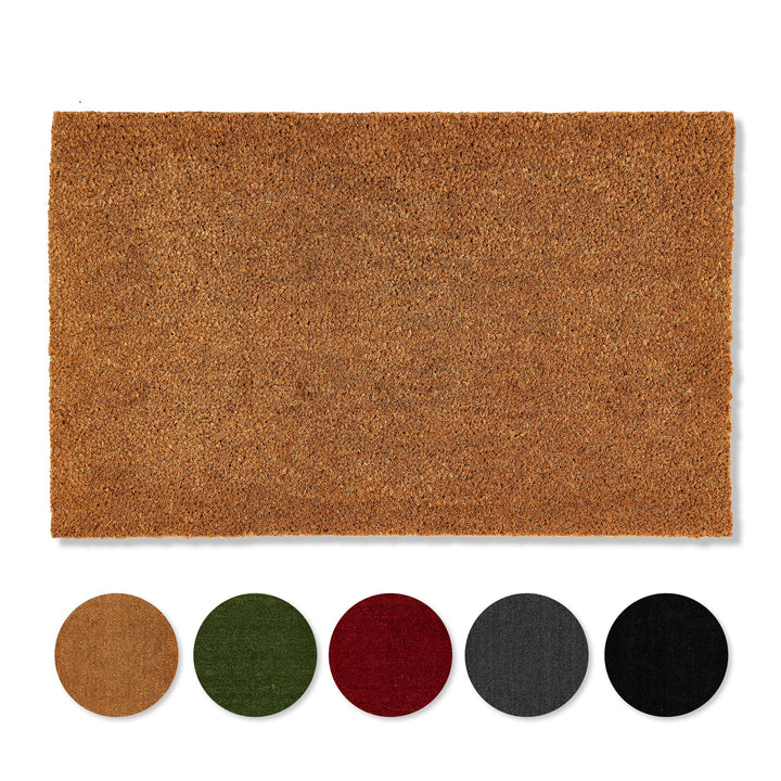 Carpido rutschfeste Kokosmatte - 60 x 90 cm Natur - Nachhaltige Naturfaser für den überdachten Ausse