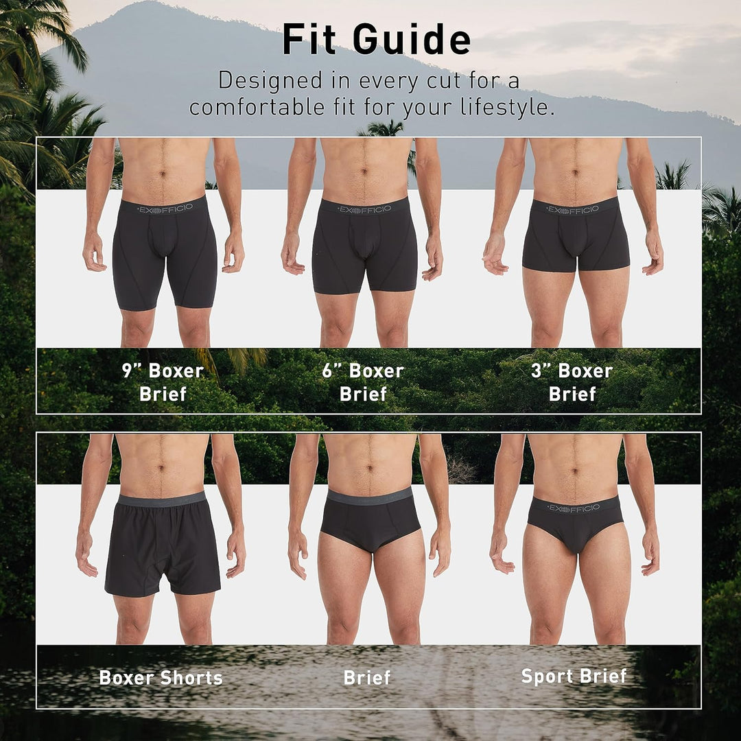 ExOfficio Herren Boxershorts L Schwarz, L Schwarz