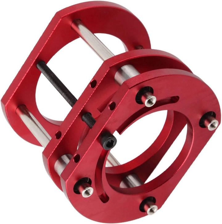 Frästisch-Hebesystem Oberfräserheber Router Lift 4-Klemm-Fräser-Hebebasis mit Griff für 64-mm- Bis 6