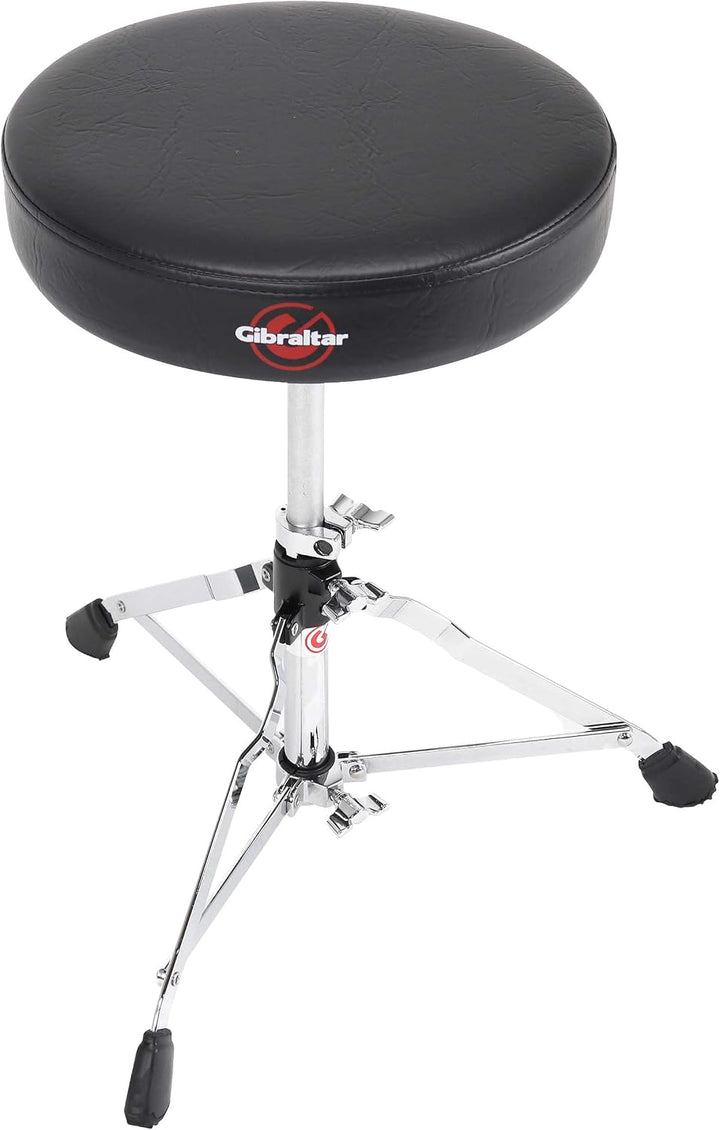 Gibraltar Schlagzeughocker, Drumhocker 5000 Series (runder SitzDurchmesser: 33cm, Vinyl Sitzfläche,