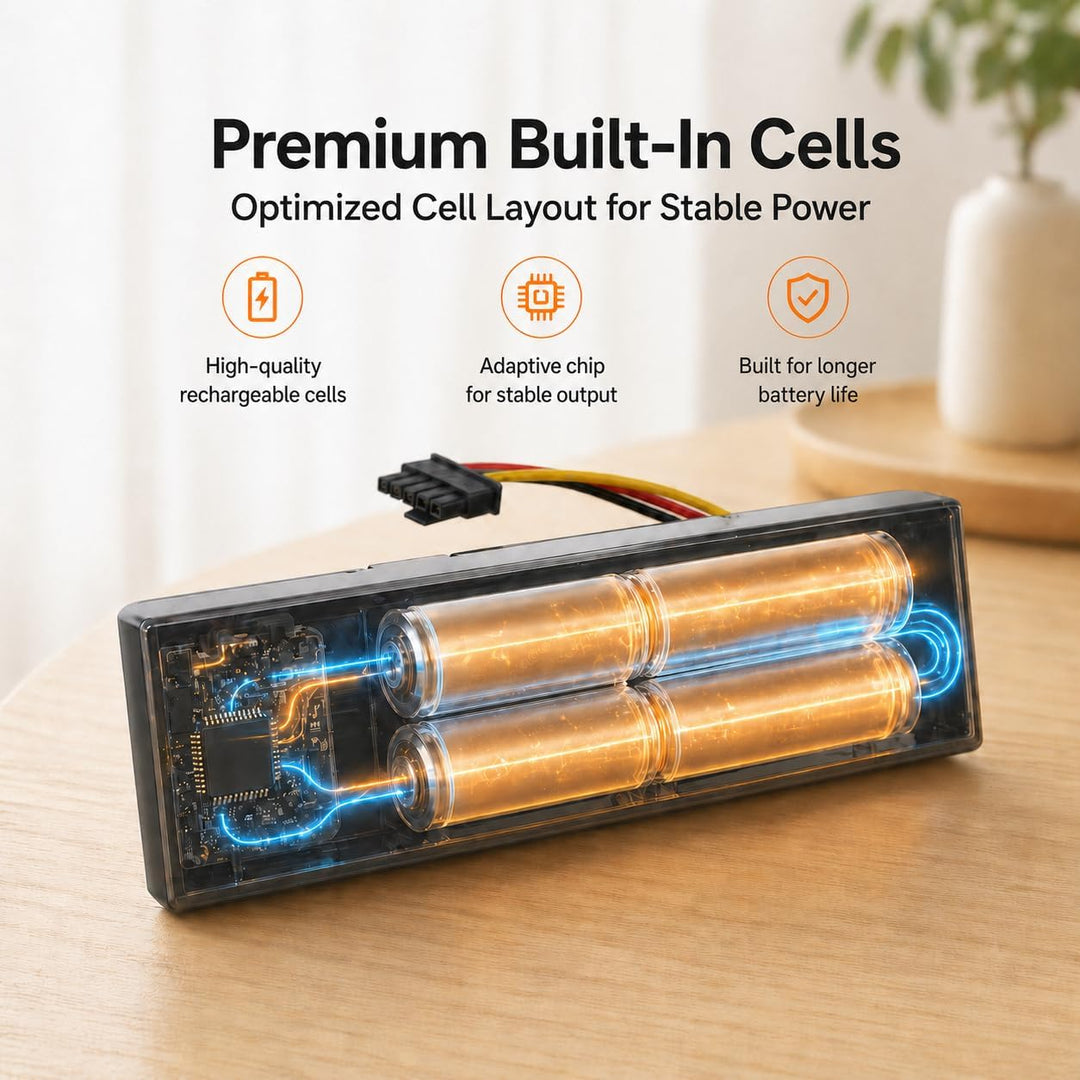 6900mAh Ersatzakku für Xiaomi Mop 2S / Mop Pro/Mop P, 14.4V Li-ion Akku mit Xiaomi Mijia STYTJ02YM /