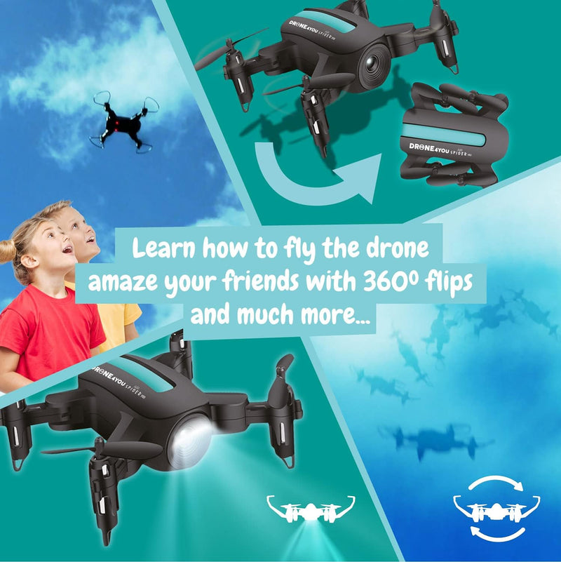 Science4you Drohne Mini Air Spider PRO-Propeller Spielzeug für Kinder, Ein Drohne Mini für Kinder ab