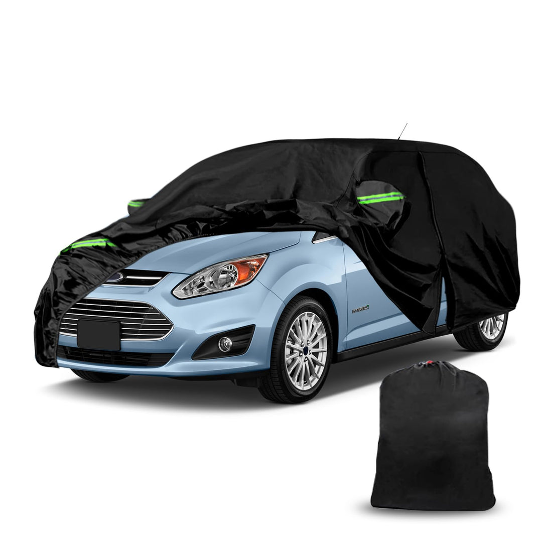 Auto Abdeckung für FORD C-MAX 2003–2019 Oxford Baumwolle Wasserdicht für Regen Sonne Staub Schutz Au