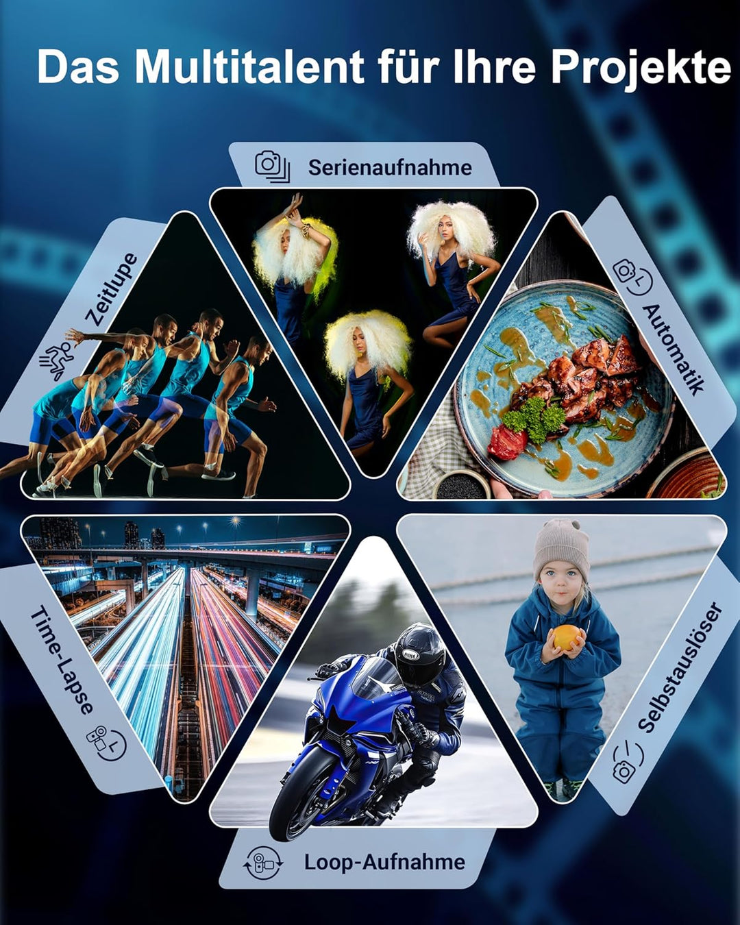 Videokamera Camcorder 4K 80MP mit IR Nachtsicht, HD 30FPS 18X Digitalzoom Webcam Videokameras, 3,0-Z