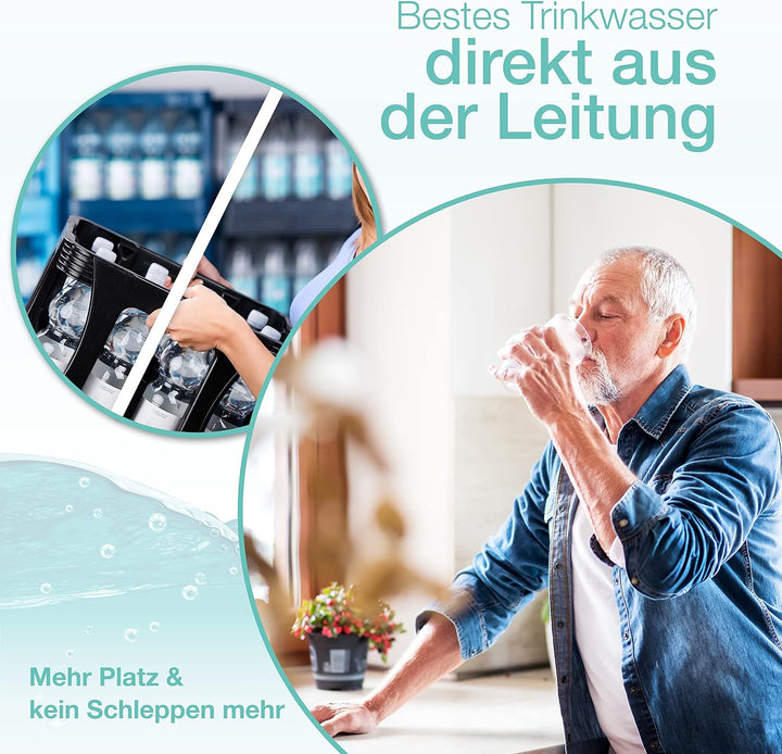 staysafe BASE Ersatz-Wasserfilter | Schnell wechselbarer Ersatz-Untertischfilter für Zuhause | Langl
