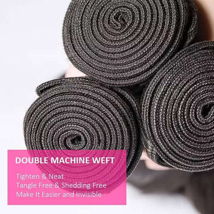 Huarisi 3 Bundles Human Hair Body Wave 14 16 18 Inch 12A Unprocessed Brazilian Virgin Hair Body Wave