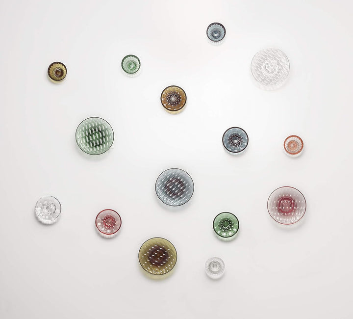 Kartell Jellies Coat Hangers, Für die Kleiderhaken, Mittel, Glasklar, 2 Stück Medio Cristallo, Medio