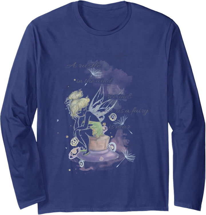 Disney Peter Pan Tinker Bell Fairy Is Near Drawing Langarmshirt