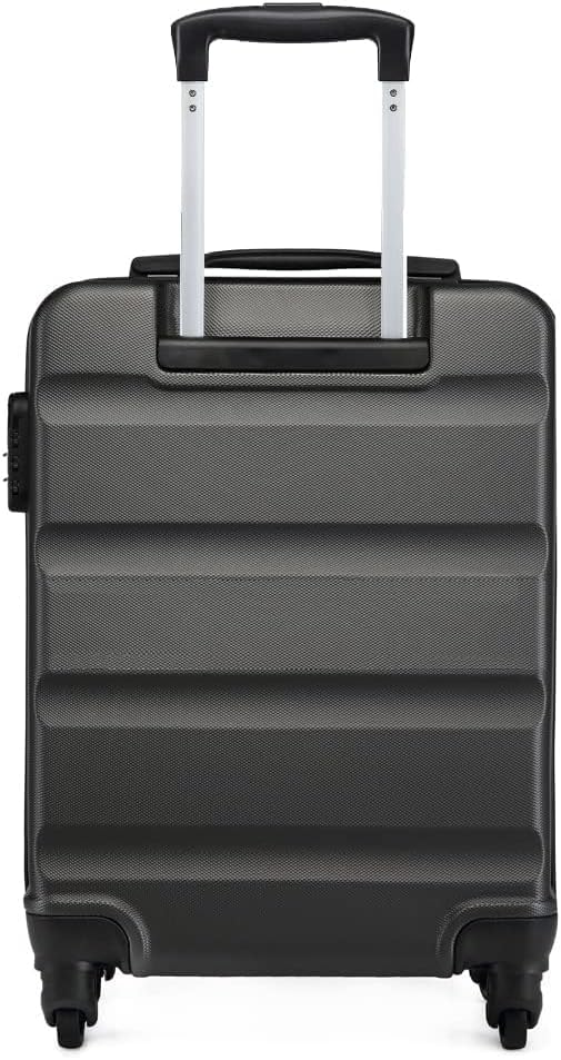 KONO Koffer Trolley Handgepäck Leicht Hartschalenkoffer aus ABS Reisekoffer mit 4 Rollen Kofferset G