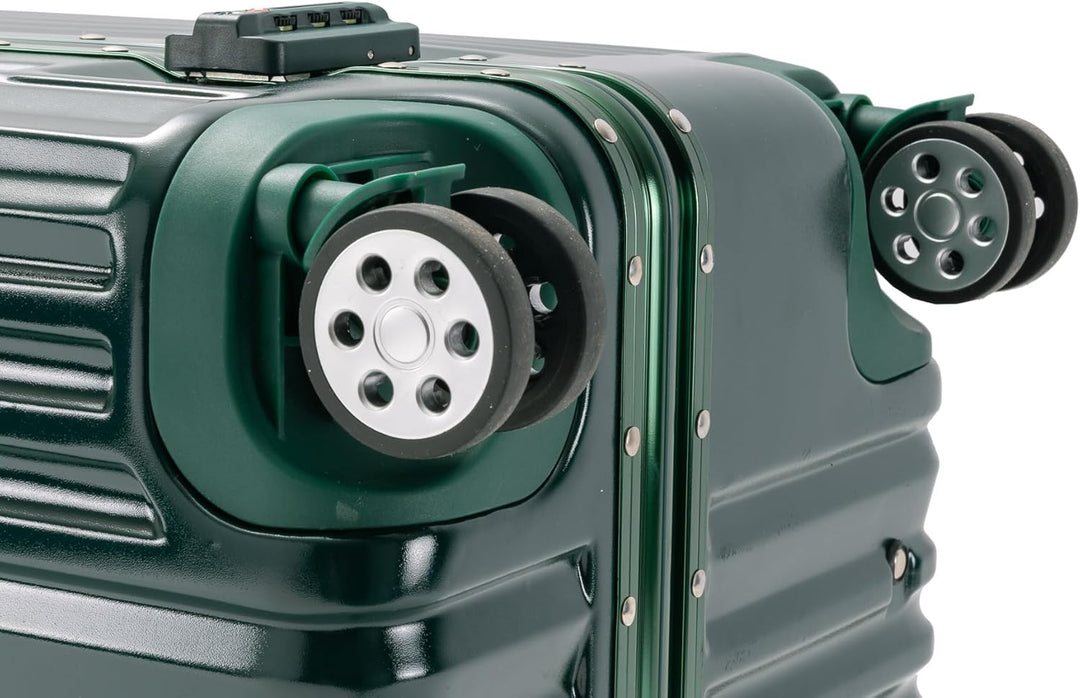 Travelhouse London Koffer Grün S-55cm Bordkoffer · Alu-Rahmen · Polykarbonat Hartschale · Reisegepäc