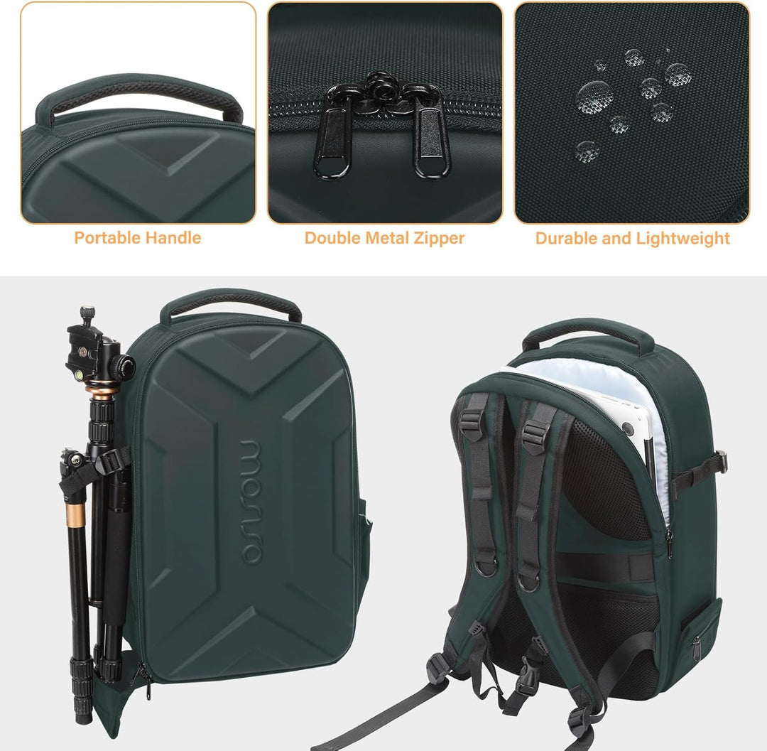 MOSISO Kamera Rucksack, DSLR/SLR/Spiegellos Photographie Kameratasche Wasserdicht Künstlerisch Geome