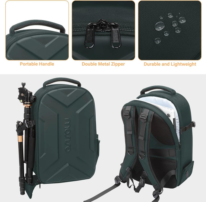 MOSISO Kamera Rucksack, DSLR/SLR/Spiegellos Photographie Kameratasche Wasserdicht Künstlerisch Geome