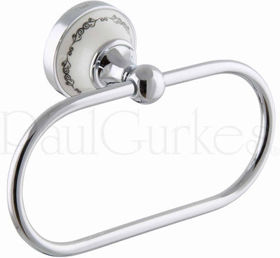 PaulGurkes Nostalgie Retro Handtuchring Handtuchhalterung Bad Accessoires Landhausstil Badaccessoire