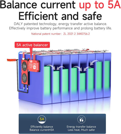 Daly 5A Active Equalizer 16S Active Balancer für Lifepo4 Li-ion LTO Batterie Gruppen Kondensator Bal