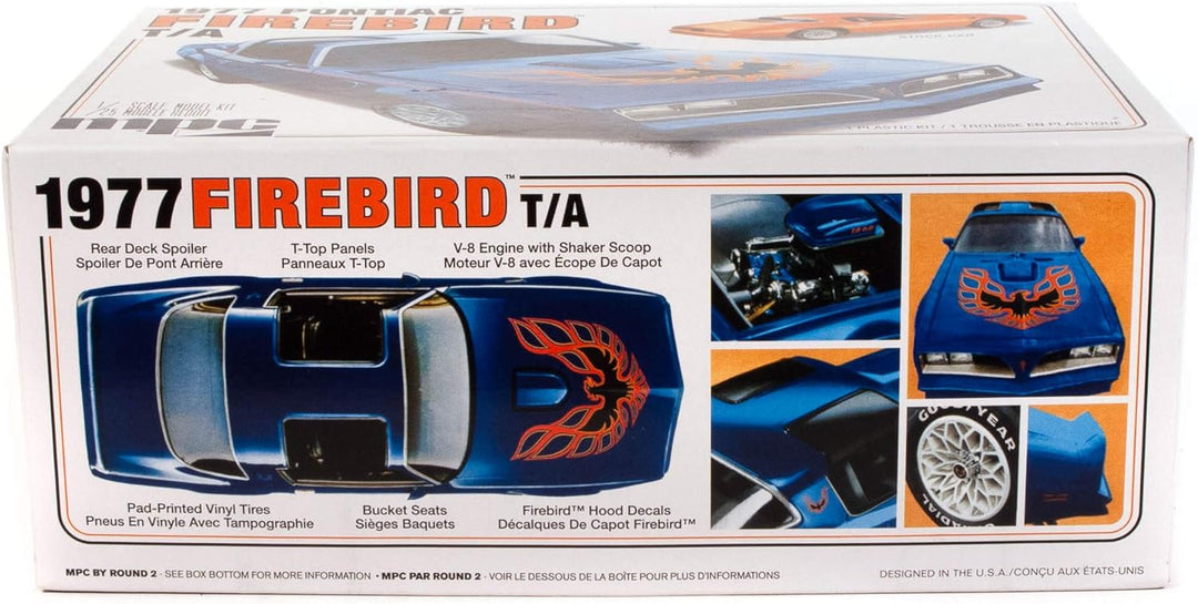 AMT 590916 1/25 1977er Pontiac Firebird Modellbausatz, verschieden, Large
