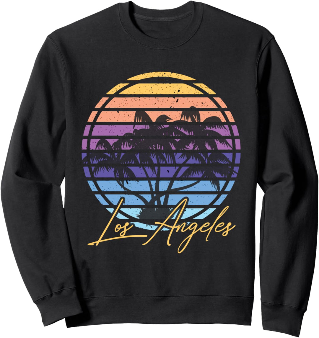 Los Angeles Palmen aus Kalifornien LA Retro Sweatshirt