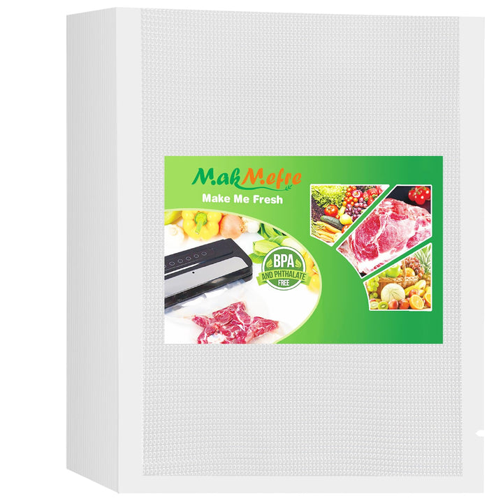 MakMeFre 50 Beutel 30x40cm Profi Vakuumbeutel Vakuumierbeutel für Alle Vakuumierer und Lebensmittel