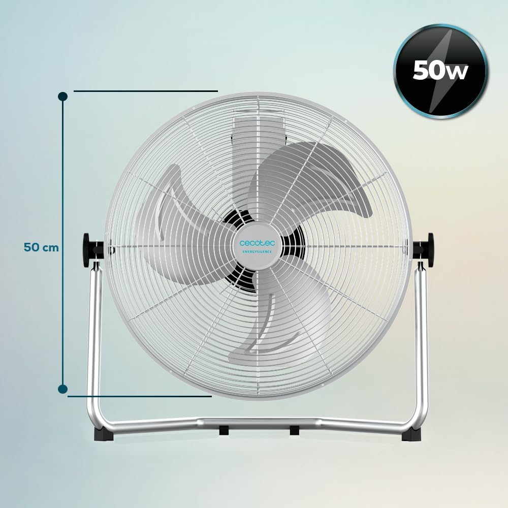 Cecotec Industrie-Ventilator EnergySilence 4100 Pro, 100 W, 3 Metallklingen 18" Durchmesser, Kupferm