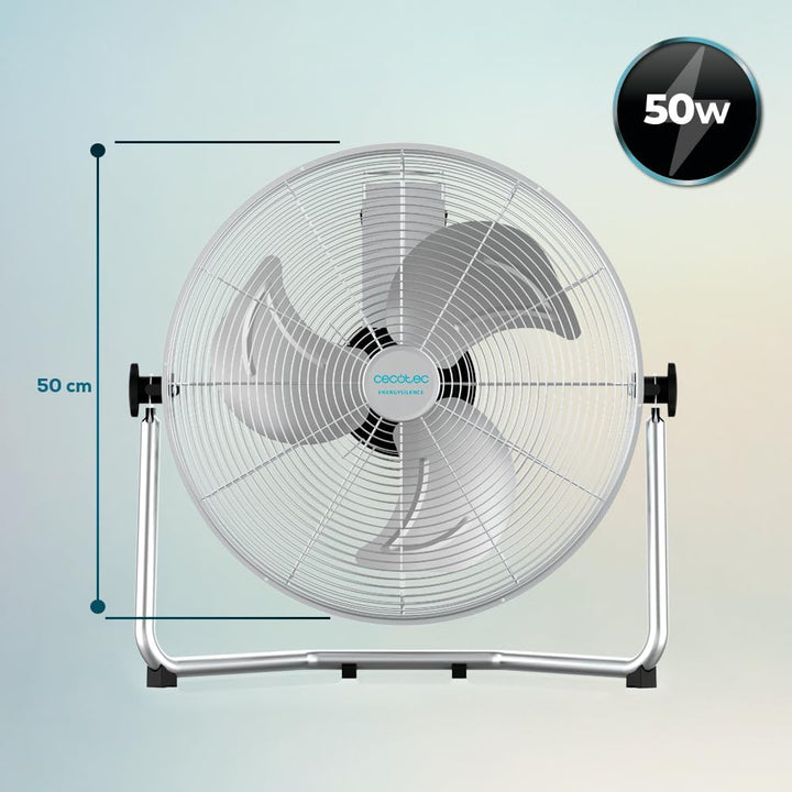 Cecotec Industrie-Ventilator EnergySilence 4100 Pro, 100 W, 3 Metallklingen 18" Durchmesser, Kupferm