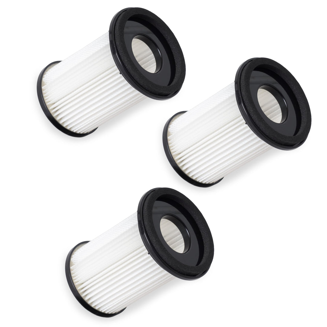 3 Hochwertige HEPA Filter - Für Akku Staubsauger CleanMaxx PC P008E und PC P009E passend - Wiederver