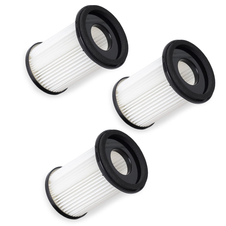 3 Hochwertige HEPA Filter - Für Akku Staubsauger CleanMaxx PC P008E und PC P009E passend - Wiederver