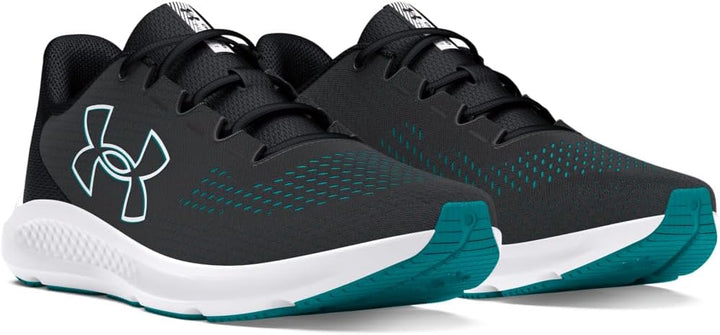 Under Armour Charged Pursuit 3 Big Logo Running Shoes Mens 42 EU Grau Anthracite Black White, 42 EU