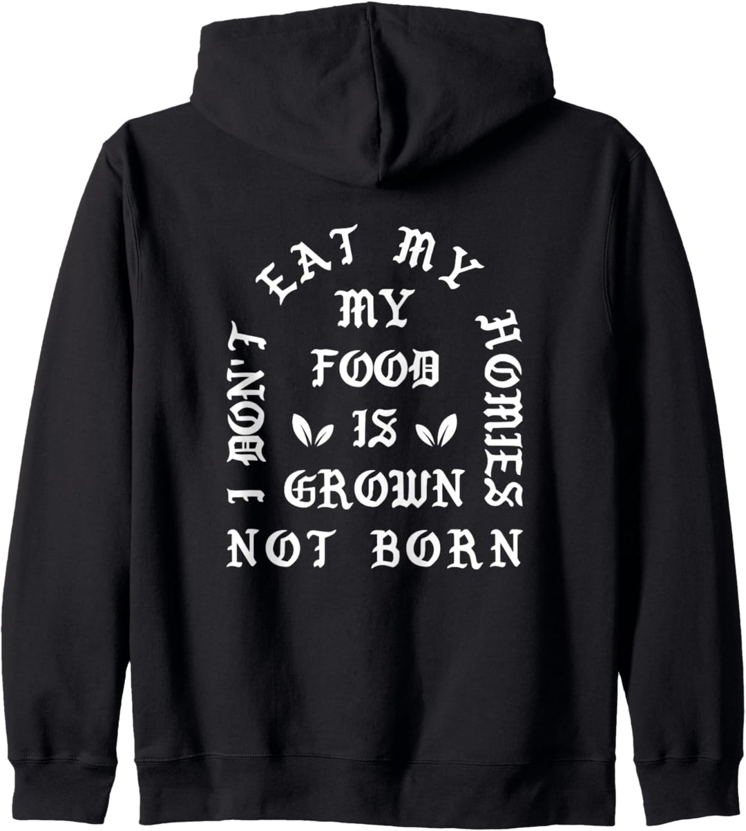 Rap Style I Don't Eat My Homies Vegan Rapper auf Pflanzenbasis Kapuzenjacke